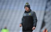 20 March 2022; Donegal manager Declan Bonner during the Allianz Football League Division 1 match between Dublin and Donegal at Croke Park in Dublin. Photo by Stephen McCarthy/Sportsfile