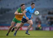 20 March 2022; Brian Howard of Dublin in action against Jason McGee of Donegal during the Allianz Football League Division 1 match between Dublin and Donegal at Croke Park in Dublin. Photo by Stephen McCarthy/Sportsfile