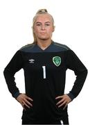20 March 2022; Goalkeeper Summer Lawless during a Republic of Ireland Women's Under 17's squad portrait session at CityWest Hotel in Dublin. Photo by Stephen McCarthy/Sportsfile