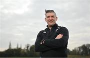 21 March 2022; Head coach Greg McWilliams poses for a portrait during an Ireland Women's Rugby press conference at IRFU High Performance Centre at the Sport Ireland Campus in Dublin. Photo by Ramsey Cardy/Sportsfile