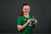 20 March 2022; Heidi Macken during a Republic of Ireland Women's Under 17's squad portrait session at CityWest Hotel in Dublin. Photo by Stephen McCarthy/Sportsfile