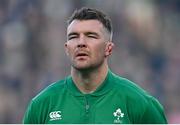 19 March 2022; Peter O’Mahony of Ireland before the Guinness Six Nations Rugby Championship match between Ireland and Scotland at Aviva Stadium in Dublin. Photo by Ramsey Cardy/Sportsfile