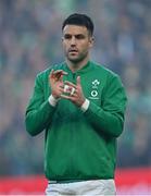 19 March 2022; Conor Murray of Ireland before the Guinness Six Nations Rugby Championship match between Ireland and Scotland at Aviva Stadium in Dublin. Photo by Ramsey Cardy/Sportsfile