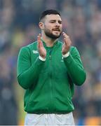19 March 2022; Robbie Henshaw of Ireland before the Guinness Six Nations Rugby Championship match between Ireland and Scotland at Aviva Stadium in Dublin. Photo by Ramsey Cardy/Sportsfile