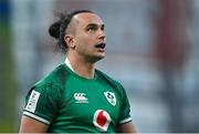 19 March 2022; James Lowe of Ireland during the Guinness Six Nations Rugby Championship match between Ireland and Scotland at Aviva Stadium in Dublin. Photo by Ramsey Cardy/Sportsfile