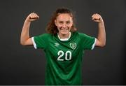 20 March 2022; Jodie Loughrey during a Republic of Ireland Women's Under 17's squad portrait session at CityWest Hotel in Dublin. Photo by Stephen McCarthy/Sportsfile