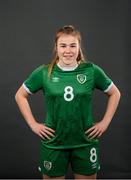 20 March 2022; Orlaith O'Mahony during a Republic of Ireland Women's Under 17's squad portrait session at CityWest Hotel in Dublin. Photo by Stephen McCarthy/Sportsfile