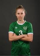 20 March 2022; Tara O'Hanlon during a Republic of Ireland Women's Under 17's squad portrait session at CityWest Hotel in Dublin. Photo by Stephen McCarthy/Sportsfile