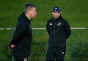 21 March 2022; Coach John Eustace, right, and Manager Stephen Kenny during a Republic of Ireland training session at the FAI National Training Centre in Abbotstown, Dublin. Photo by Stephen McCarthy/Sportsfile