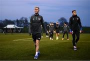 21 March 2022; Mark Sykes during a Republic of Ireland training session at the FAI National Training Centre in Abbotstown, Dublin. Photo by Stephen McCarthy/Sportsfile
