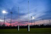21 March 2022; A general view of the posts before the Bank of Ireland Leinster Rugby U18 Sarah Robinson Cup 4th round match between Midlands and Metro at Maynooth University in Maynooth, Kildare. Photo by Piaras Ó Mídheach/Sportsfile