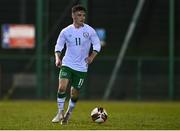 22 March 2022; Ciaran Gilligan of Republic of Ireland U20's during the friendly match between Republic of Ireland U20's and Republic of Ireland Amateur Selection at Home Farm FC in Dublin. Photo by Harry Murphy/Sportsfile