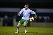 22 March 2022; Ciaran Gilligan of Republic of Ireland U20's during the friendly match between Republic of Ireland U20's and Republic of Ireland Amateur Selection at Home Farm FC in Dublin. Photo by Harry Murphy/Sportsfile