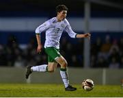 22 March 2022; Kian Leavy of Republic of Ireland U20's during the friendly match between Republic of Ireland U20's and Republic of Ireland Amateur Selection at Home Farm FC in Dublin. Photo by Harry Murphy/Sportsfile