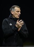 22 March 2022; Republic of Ireland U20's manager Jim Crawford during the friendly match between Republic of Ireland U20's and Republic of Ireland Amateur Selection at Home Farm FC in Dublin. Photo by Harry Murphy/Sportsfile