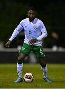 22 March 2022; Timi Sobowale of Republic of Ireland U20's during the friendly match between Republic of Ireland U20's and Republic of Ireland Amateur Selection at Home Farm FC in Dublin. Photo by Harry Murphy/Sportsfile