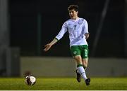 22 March 2022; Kian Leavy of Republic of Ireland U20's during the friendly match between Republic of Ireland U20's and Republic of Ireland Amateur Selection at Home Farm FC in Dublin. Photo by Harry Murphy/Sportsfile