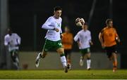 22 March 2022; Dylan Duffy of Republic of Ireland U20's during the friendly match between Republic of Ireland U20's and Republic of Ireland Amateur Selection at Home Farm FC in Dublin. Photo by Harry Murphy/Sportsfile