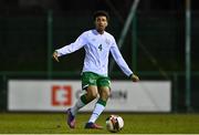 22 March 2022; Nico Jones of Republic of Ireland U20's during the friendly match between Republic of Ireland U20's and Republic of Ireland Amateur Selection at Home Farm FC in Dublin. Photo by Harry Murphy/Sportsfile
