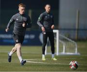 22 March 2022; Connor Ronan during a Republic of Ireland training session at the FAI National Training Centre in Abbotstown, Dublin. Photo by Stephen McCarthy/Sportsfile