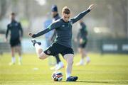 22 March 2022; Connor Ronan during a Republic of Ireland training session at the FAI National Training Centre in Abbotstown, Dublin. Photo by Stephen McCarthy/Sportsfile