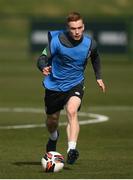 22 March 2022; Connor Ronan during a Republic of Ireland training session at the FAI National Training Centre in Abbotstown, Dublin. Photo by Stephen McCarthy/Sportsfile