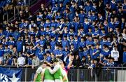 23 March 2022; St Mary's College supporters react during the Bank of Ireland Leinster Rugby Schools Senior Cup Semi-Final match between Gonzaga College and St Mary's College at Energia Park in Dublin. Photo by Daire Brennan/Sportsfile