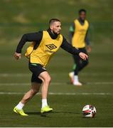 22 March 2022; Conor Hourihane during a Republic of Ireland training session at the FAI National Training Centre in Abbotstown, Dublin. Photo by Stephen McCarthy/Sportsfile
