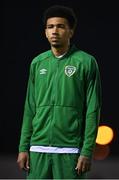 22 March 2022; Nico Jones of Republic of Ireland U20's before the friendly match between Republic of Ireland U20's and Republic of Ireland Amateur Selection at Home Farm FC in Dublin. Photo by Harry Murphy/Sportsfile