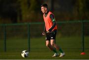 23 March 2022; Darragh Burns during a Republic of Ireland U21's training session at FAI National Training Centre in Abbotstown, Dublin. Photo by Harry Murphy/Sportsfile