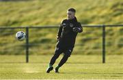 23 March 2022; Brian Maher during a Republic of Ireland U21's training session at FAI National Training Centre in Abbotstown, Dublin. Photo by Harry Murphy/Sportsfile