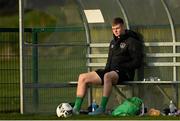 23 March 2022; Evan Ferguson during a Republic of Ireland U21's training session at FAI National Training Centre in Abbotstown, Dublin. Photo by Harry Murphy/Sportsfile
