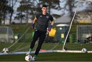 23 March 2022; Luke McNicholas during a Republic of Ireland U21's training session at FAI National Training Centre in Abbotstown, Dublin. Photo by Harry Murphy/Sportsfile