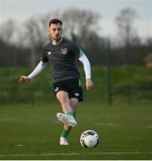 23 March 2022; Lee O’Connor during a Republic of Ireland U21's training session at FAI National Training Centre in Abbotstown, Dublin. Photo by Harry Murphy/Sportsfile