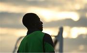 23 March 2022; Mipo Odubeko looks on during a Republic of Ireland U21's training session at FAI National Training Centre in Abbotstown, Dublin. Photo by Harry Murphy/Sportsfile