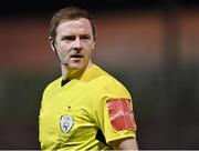 18 March 2022; Referee John McLoughlin during the SSE Airtricity League Premier Division match between Shelbourne and Finn Harps at Tolka Park in Dublin. Photo by Piaras Ó Mídheach/Sportsfile