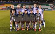 23 March 2022; The Slovakia team before the UEFA EURO2022 Women's Under-17 Round 2 qualifying match between Republic of Ireland and Slovakia at Tallaght Stadium in Dublin. Photo by Piaras Ó Mídheach/Sportsfile