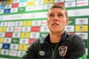 24 March 2022; Mark McGuinness during a Republic of Ireland U21's press conference at FAI National Training Centre in Abbotstown in Dublin. Photo by Stephen McCarthy/Sportsfile