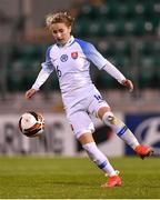 23 March 2022; Soña Servátková of Slovakia during the UEFA EURO2022 Women's Under-17 Round 2 qualifying match between Republic of Ireland and Slovakia at Tallaght Stadium in Dublin. Photo by Piaras Ó Mídheach/Sportsfile
