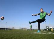 24 March 2022; James McClean during a Republic of Ireland training session at the FAI National Training Centre in Abbotstown, Dublin. Photo by Stephen McCarthy/Sportsfile