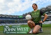 24 March 2022; John West Féile Ambassador and Dublin footballer Niamh Collins in attendance during the John West Féile 2022 Launch at Croke Park in Dublin. Photo by Sam Barnes/Sportsfile