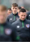 24 March 2022; Jimmy Dunne arrives for a Republic of Ireland training session at the FAI National Training Centre in Abbotstown, Dublin. Photo by Stephen McCarthy/Sportsfile