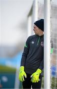 24 March 2022; Goalkeeper Caoimhin Kelleher during a Republic of Ireland training session at the FAI National Training Centre in Abbotstown, Dublin. Photo by Stephen McCarthy/Sportsfile