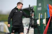 24 March 2022; Andrew Morrissey, STATSports analyst, during a Republic of Ireland training session at the FAI National Training Centre in Abbotstown, Dublin. Photo by Stephen McCarthy/Sportsfile