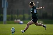 24 March 2022; Nikki Caughey during Ireland Women's Rugby squad training at the IRFU High Performance Centre at the Sport Ireland Campus in Dublin. Photo by Brendan Moran/Sportsfile