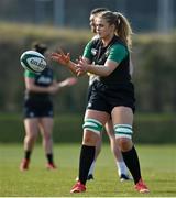 24 March 2022; Dorothy Wall, right, during Ireland Women's Rugby squad training at the IRFU High Performance Centre at the Sport Ireland Campus in Dublin. Photo by Brendan Moran/Sportsfile