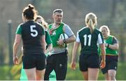 24 March 2022; Head coach Greg McWilliams during Ireland Women's Rugby squad training at the IRFU High Performance Centre at the Sport Ireland Campus in Dublin. Photo by Brendan Moran/Sportsfile