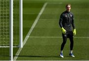 25 March 2022; Goalkeeper Caoimhin Kelleher during a Republic of Ireland training session at Aviva Stadium in Dublin. Photo by Stephen McCarthy/Sportsfile