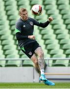25 March 2022; James McClean during a Republic of Ireland training session at Aviva Stadium in Dublin. Photo by Stephen McCarthy/Sportsfile