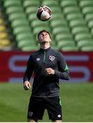 25 March 2022; Jimmy Dunne during a Republic of Ireland training session at Aviva Stadium in Dublin. Photo by Stephen McCarthy/Sportsfile
